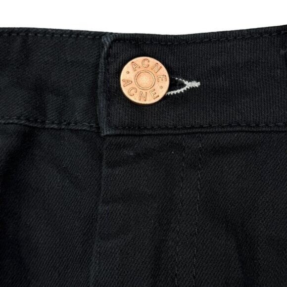 Acne Studios Flex Wet Black Skinny Jean Size 28 x 32 - Picture 5 of 7